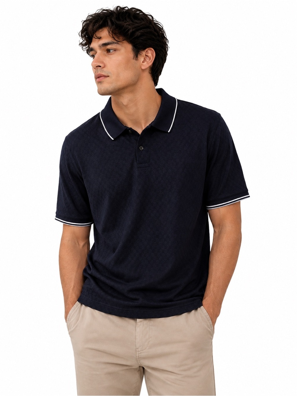 Classic Ted Baker polo with elevated details and a timeless fit. NWT